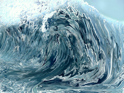 Breaking Wave, 2004. 33cm by 23cm