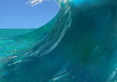 Wave #8, 2006. 33cm by 23cm